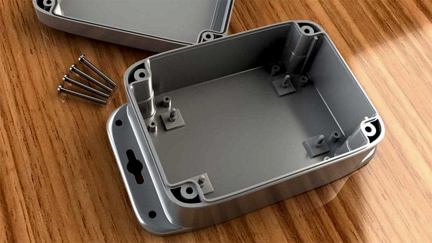 Carcasas eléctricas y de potencia — Perfiles para carcasas electrónicas application